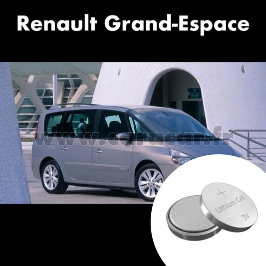 Pile clé Renault Grand Espace 4 generation (2003/2014)