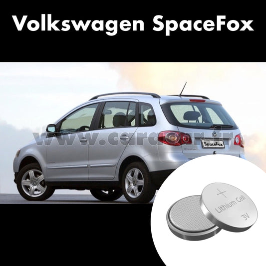 Pile clé Volkswagen SpaceFox 1 generation (2006/2023)
