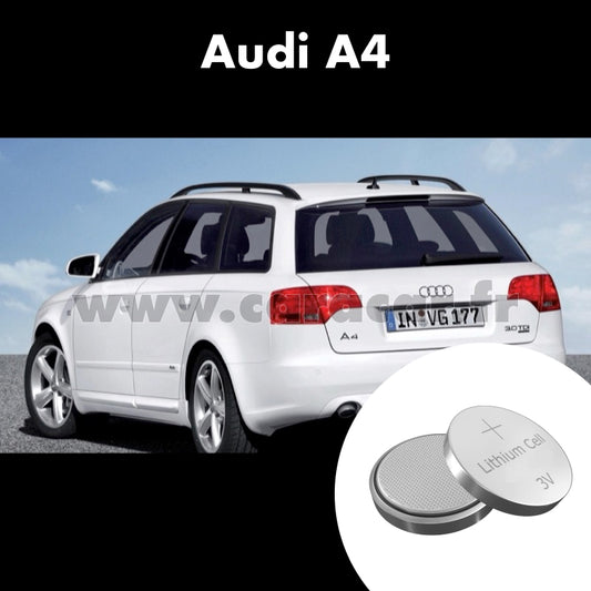 Pile clé Audi A4 B7 (2004/2008). Pile de remplacement pour clé de voiture. Batterie de clé de voiture. 