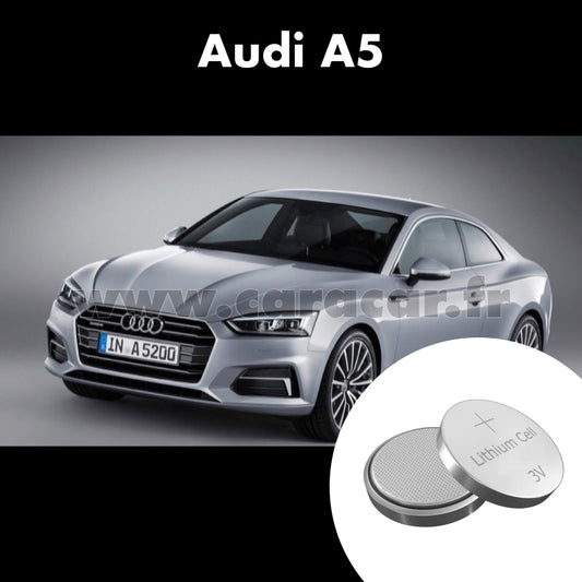 Pile clé Audi A5 2 generation (2016/2020). Pile de remplacement pour clé de voiture. Batterie de clé de voiture. 
