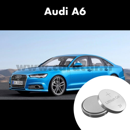 Pile clé Audi A6 4G/C7 [restyling] (2014/2020). Pile de remplacement pour clé de voiture. Batterie de clé de voiture. 