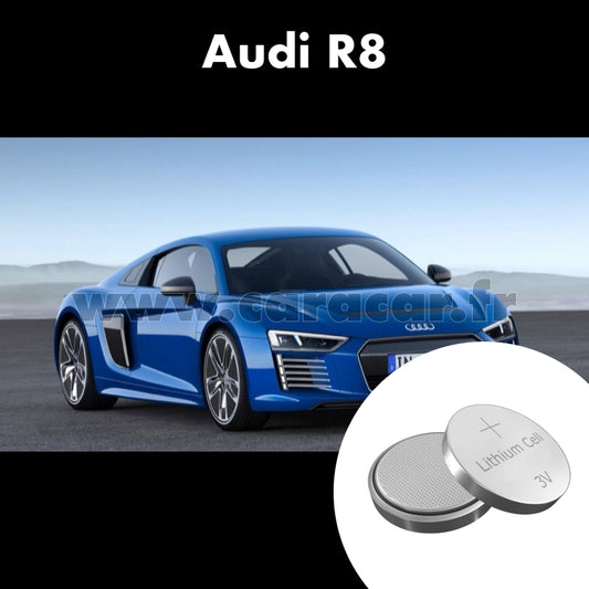 Pile clé Audi R8 2 generation (2015/2020). Pile de remplacement pour clé de voiture. Batterie de clé de voiture. 