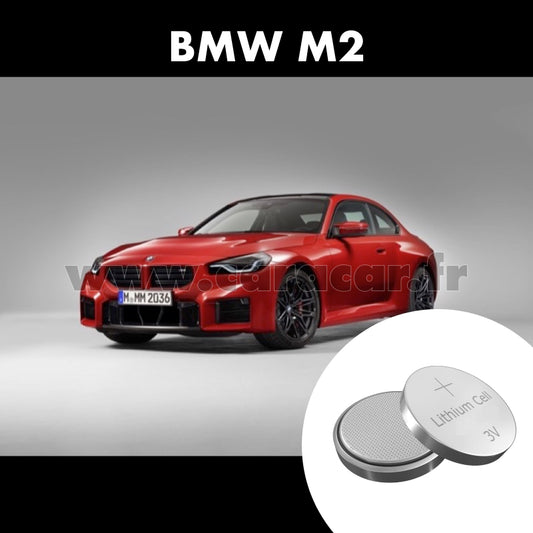 Pile clé BMW M2 G87 (2022/2023). Pile de remplacement pour clé de voiture. Batterie de clé de voiture. 