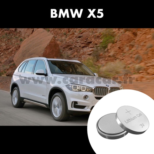Pile clé BMW X5 F15 (2013/2018). Pile de remplacement pour clé de voiture. Batterie de clé de voiture. 