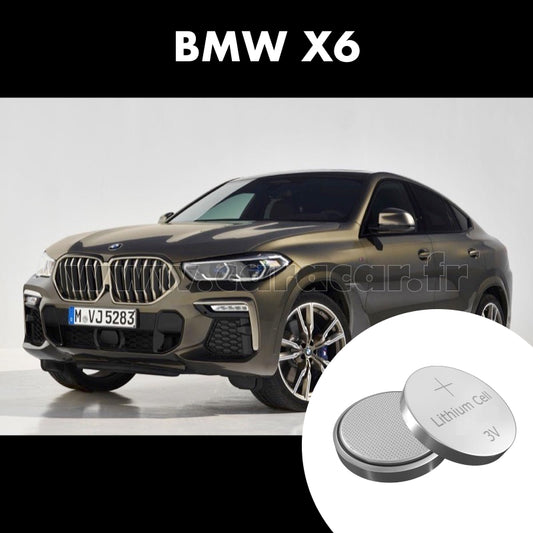 Pile clé BMW X6 G06 (2019/2023). Pile de remplacement pour clé de voiture. Batterie de clé de voiture. 