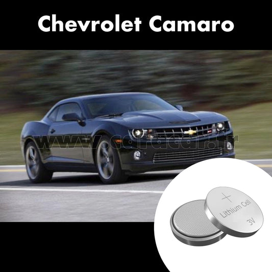Pile clé Chevrolet Camaro 5 generation (2008/2014). Pile de remplacement pour clé de voiture. Batterie de clé de voiture. 