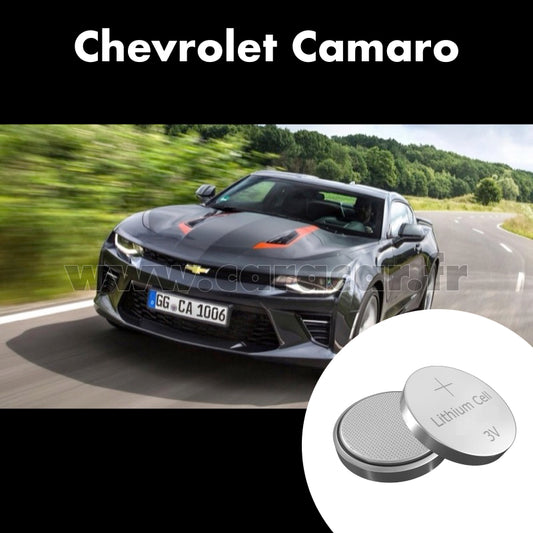 Pile clé Chevrolet Camaro 6 generation (2015/2018). Pile de remplacement pour clé de voiture. Batterie de clé de voiture. 