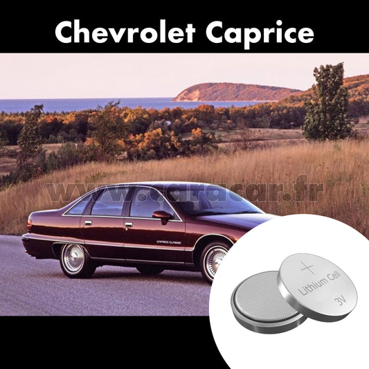 Pile clé Chevrolet Caprice 4 generation [restyling] (1994/1996). Pile de remplacement pour clé de voiture. Batterie de clé de voiture. 