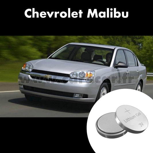Pile clé Chevrolet Malibu 6 generation [restyling] (2006/2008). Pile de remplacement pour clé de voiture. Batterie de clé de voiture. 