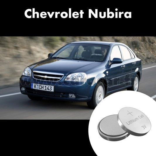 Pile clé Chevrolet Nubira 1 generation (2003/2010). Pile de remplacement pour clé de voiture. Batterie de clé de voiture. 