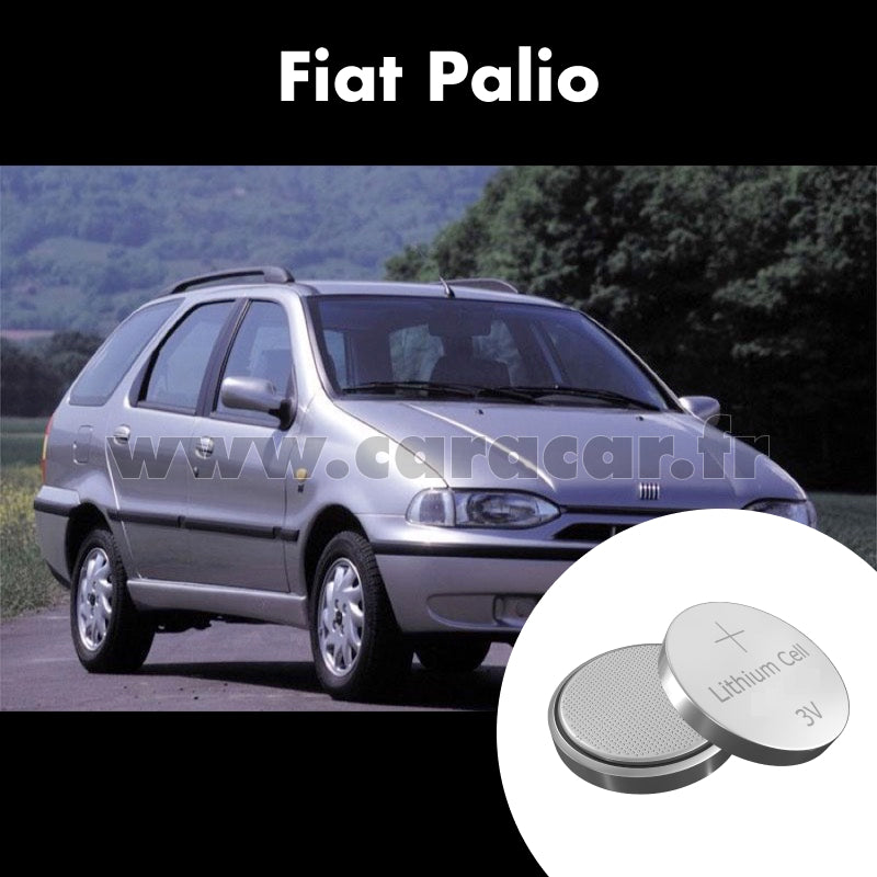 Pile clé Fiat Palio 1 generation (1996/2004). Pile de remplacement pour clé de voiture. Batterie de clé de voiture. 