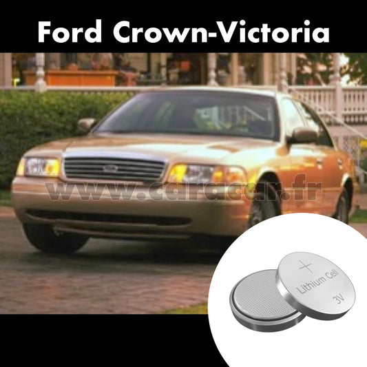 Pile clé Ford Crown Victoria 2 generation (1999/2007). Pile de remplacement pour clé de voiture. Batterie de clé de voiture. 