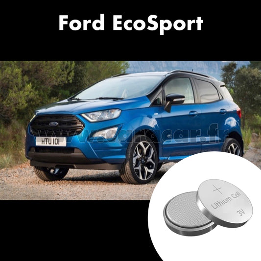 Pile clé Ford EcoSport 2 generation [restyling] (2017/2023). Pile de remplacement pour clé de voiture. Batterie de clé de voiture. 