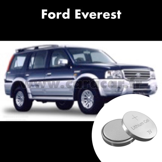 Pile clé Ford Everest 1 generation (2003/2006). Pile de remplacement pour clé de voiture. Batterie de clé de voiture. 