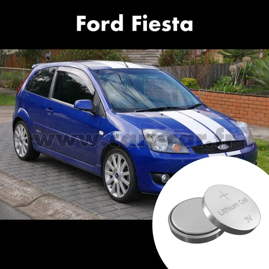 Pile clé Ford Fiesta 5 generation [2th restyling] (2008/2010). Pile de remplacement pour clé de voiture. Batterie de clé de voiture. 