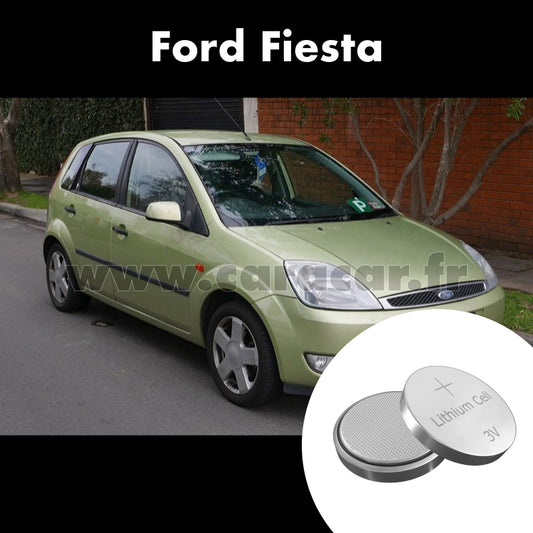 Pile clé Ford Fiesta 5 generation [restyling] (2005/2010). Pile de remplacement pour clé de voiture. Batterie de clé de voiture. 