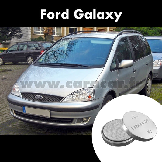 Pile clé Ford Galaxy 2 generation (2006/2010). Pile de remplacement pour clé de voiture. Batterie de clé de voiture. 