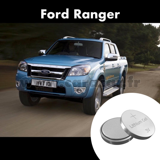 Pile clé Ford Ranger 2 generation (2003/2006). Pile de remplacement pour clé de voiture. Batterie de clé de voiture. 