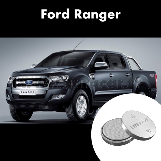 Pile clé Ford Ranger 4 generation [2th restyling] (null/null). Pile de remplacement pour clé de voiture. Batterie de clé de voiture. 