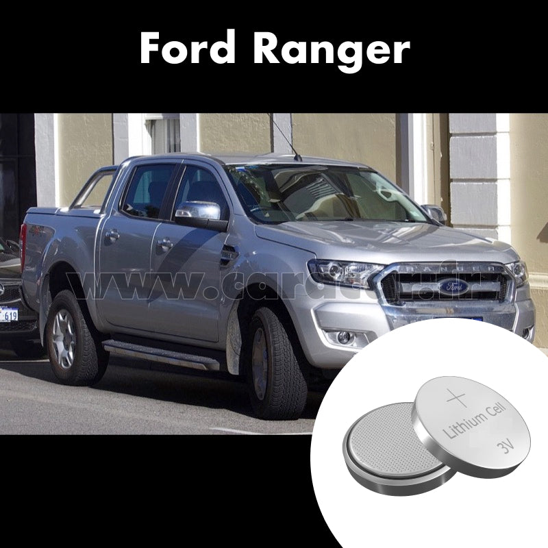 Pile clé Ford Ranger 4 generation [restyling] (2015/2022). Pile de remplacement pour clé de voiture. Batterie de clé de voiture. 