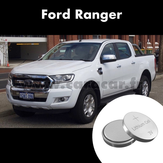 Pile clé Ford Ranger T6 [2th restyling] (2018/2022). Pile de remplacement pour clé de voiture. Batterie de clé de voiture. 