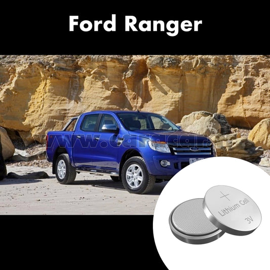 Pile clé Ford Ranger T6 [restyling] (2015/2019). Pile de remplacement pour clé de voiture. Batterie de clé de voiture. 