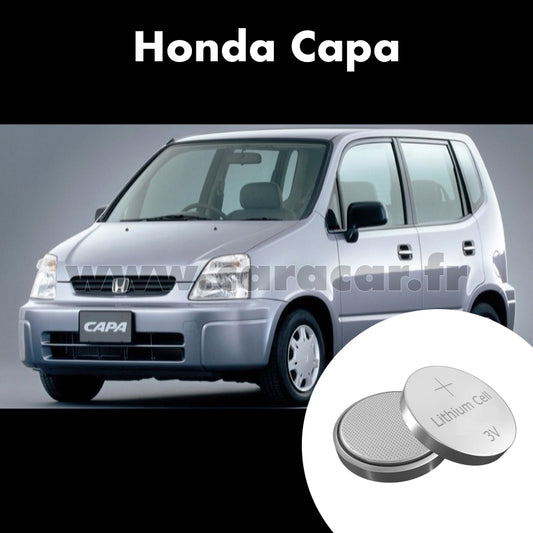 Pile clé Honda Capa 1 generation (1998/2002). Pile de remplacement pour clé de voiture. Batterie de clé de voiture. 