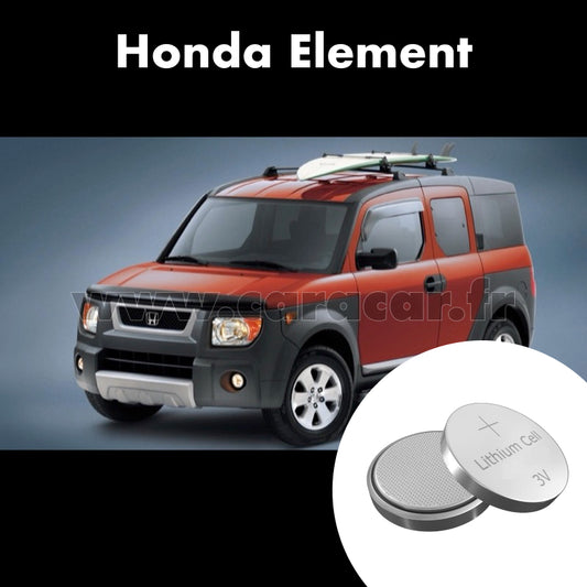 Pile clé Honda Element 1 generation [restyling] (2006/2008). Pile de remplacement pour clé de voiture. Batterie de clé de voiture. 