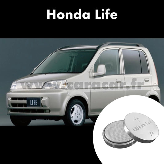 Pile clé Honda Life 3 generation [restyling] (2001/2003). Pile de remplacement pour clé de voiture. Batterie de clé de voiture. 