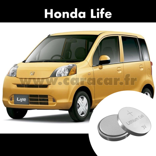 Pile clé Honda Life 5 generation [restyling] (2010/2014). Pile de remplacement pour clé de voiture. Batterie de clé de voiture. 