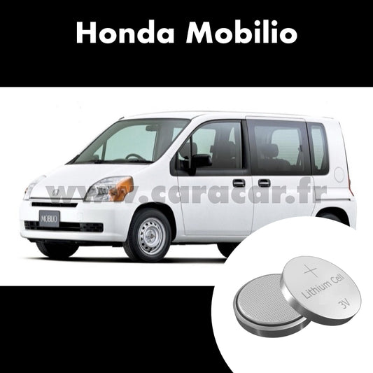 Pile clé Honda Mobilio 2 generation (2013/2023). Pile de remplacement pour clé de voiture. Batterie de clé de voiture. 