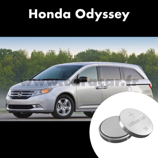 Pile clé Honda Odyssey 4 generation (2008/2013). Pile de remplacement pour clé de voiture. Batterie de clé de voiture. 