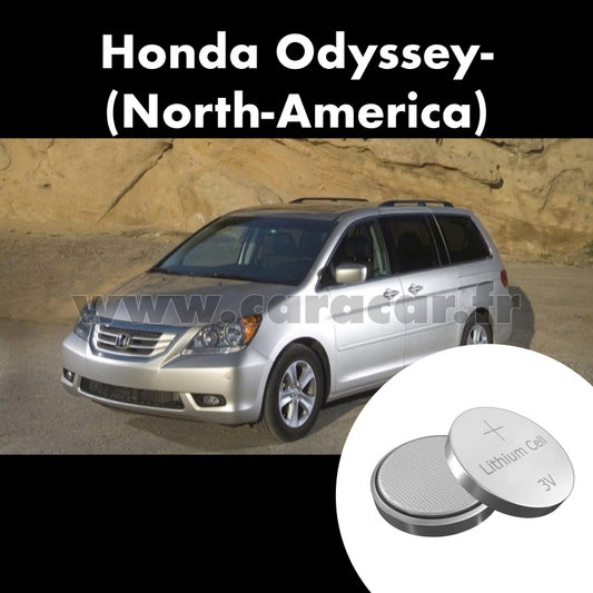 Pile clé Honda Odyssey (North America) 2 generation (1999/2004). Pile de remplacement pour clé de voiture. Batterie de clé de voiture. 