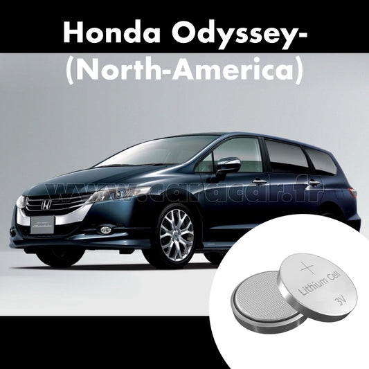 Pile clé Honda Odyssey (North America) 4 generation (2010/2017). Pile de remplacement pour clé de voiture. Batterie de clé de voiture. 