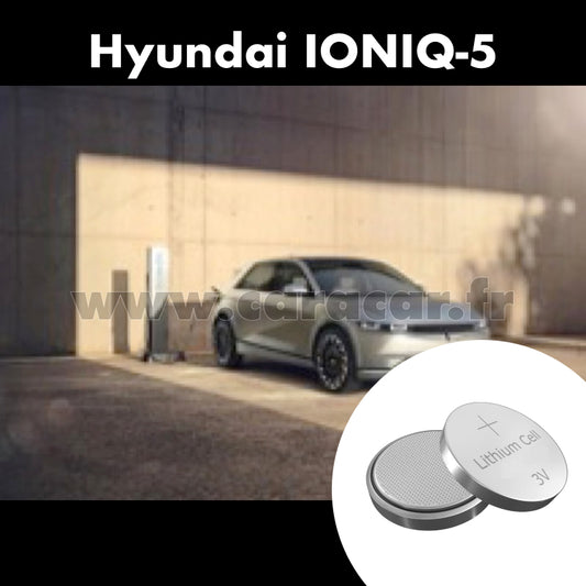 Pile clé Hyundai IONIQ 5 1 generation (2021/2023). Pile de remplacement pour clé de voiture. Batterie de clé de voiture. 