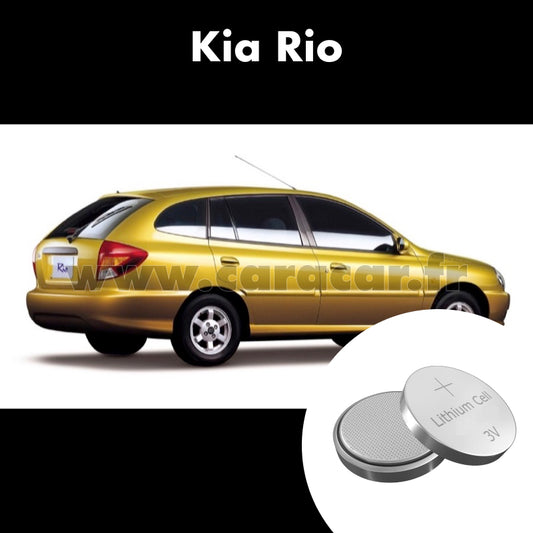Pile clé Kia Rio 1 generation [restyling] (2002/2005). Pile de remplacement pour clé de voiture. Batterie de clé de voiture. 