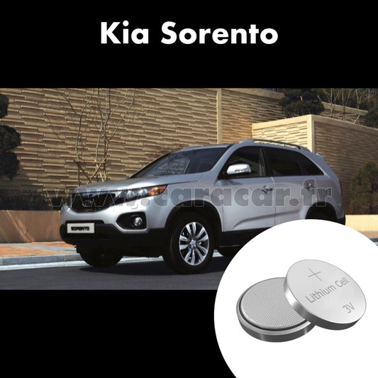 Pile clé Kia Sorento 2 generation [restyling] (2012/2021). Pile de remplacement pour clé de voiture. Batterie de clé de voiture. 
