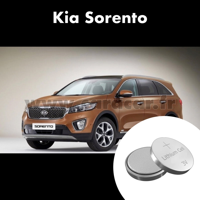 Pile clé Kia Sorento 3 generation Pr1 generationme (2014/2017). Pile de remplacement pour clé de voiture. Batterie de clé de voiture. 