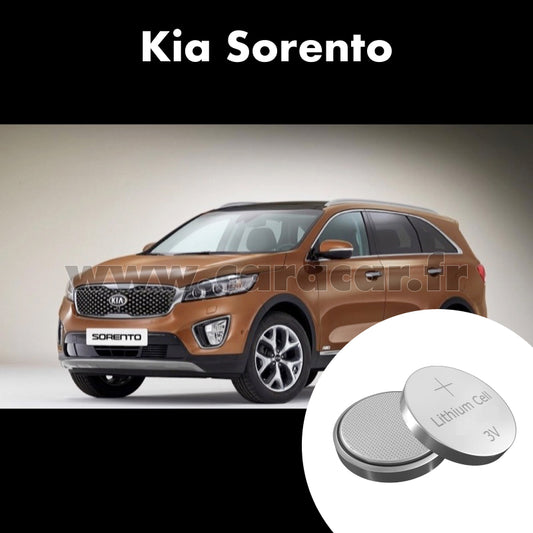 Pile clé Kia Sorento 3 generation Pr1 generationme (2014/2017). Pile de remplacement pour clé de voiture. Batterie de clé de voiture. 