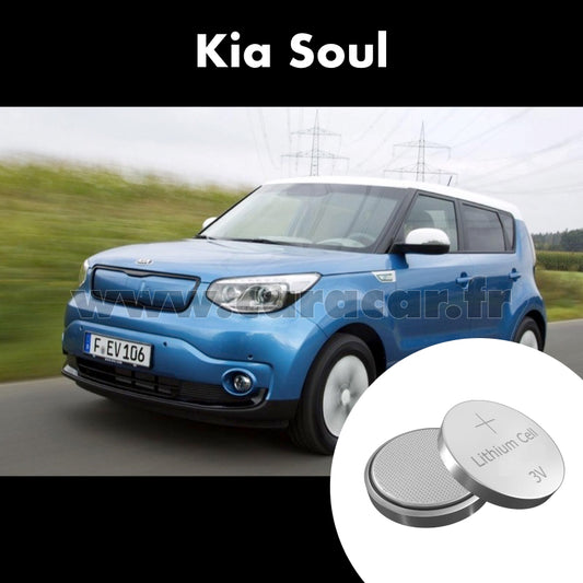 Pile clé Kia Soul 3 generation (2019/2023). Pile de remplacement pour clé de voiture. Batterie de clé de voiture. 