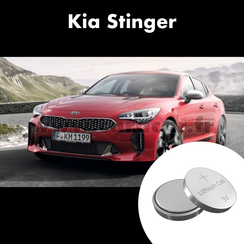 Pile clé Kia Stinger 1 generation [restyling] (2020/2023). Pile de remplacement pour clé de voiture. Batterie de clé de voiture. 