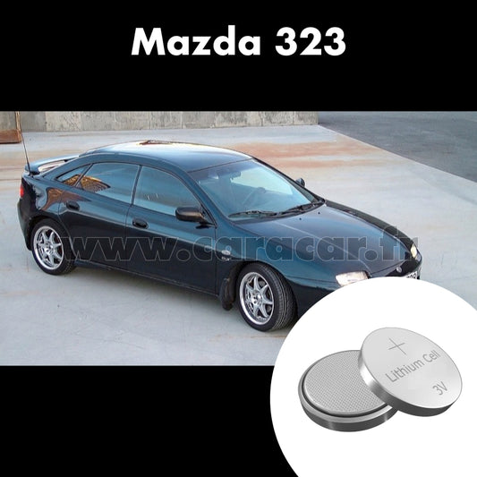 Pile clé Mazda 323 BA [restyling] (1996/2000). Pile de remplacement pour clé de voiture. Batterie de clé de voiture. 