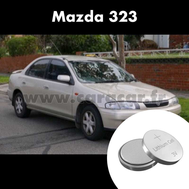 Pile clé Mazda 323 BJ (1998/2000). Pile de remplacement pour clé de voiture. Batterie de clé de voiture. 