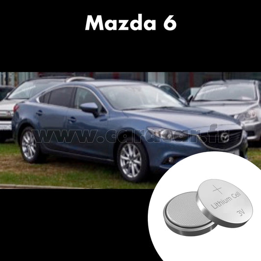 Pile clé Mazda 6 GJ [restyling] (2015/2020). Pile de remplacement pour clé de voiture. Batterie de clé de voiture. 