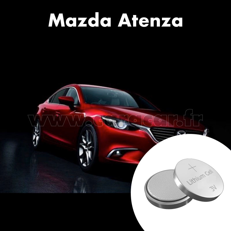 Pile clé Mazda Atenza 3 generation [restyling] (2014/2021). Pile de remplacement pour clé de voiture. Batterie de clé de voiture. 