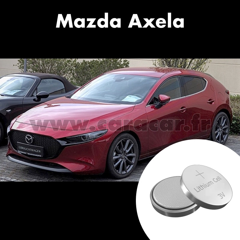 Pile clé Mazda Axela BK (2003/2009). Pile de remplacement pour clé de voiture. Batterie de clé de voiture. 