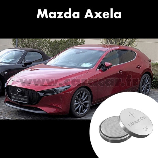 Pile clé Mazda Axela BK (2003/2009). Pile de remplacement pour clé de voiture. Batterie de clé de voiture. 