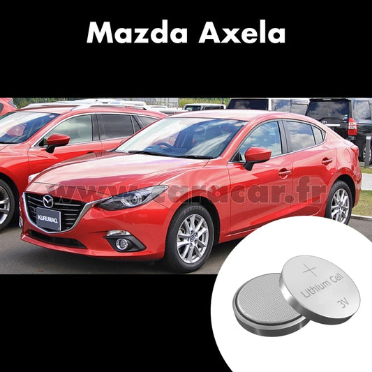 Pile clé Mazda Axela BM [restyling] (2016/2019). Pile de remplacement pour clé de voiture. Batterie de clé de voiture. 