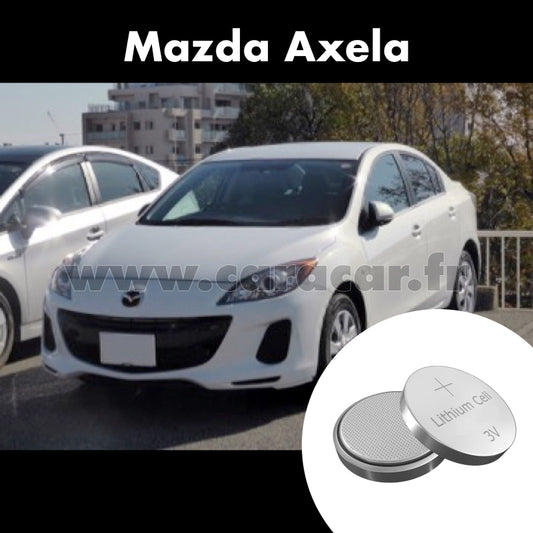 Pile clé Mazda Axela BM (2013/2016). Pile de remplacement pour clé de voiture. Batterie de clé de voiture. 