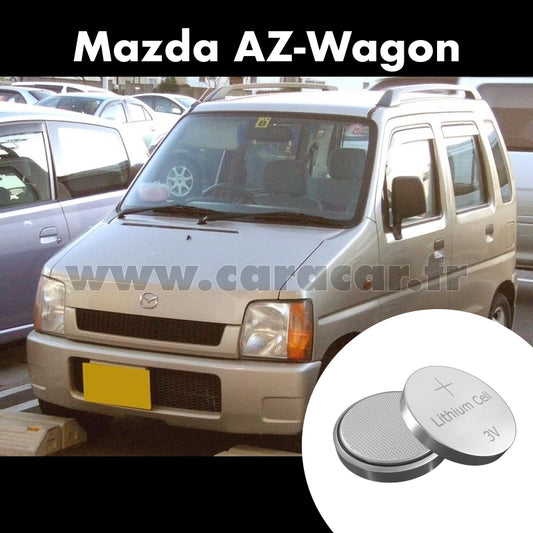 Pile clé Mazda AZ-Wagon 1 generation [restyling] (1997/1998). Pile de remplacement pour clé de voiture. Batterie de clé de voiture. 